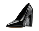 Dafne - Zapatillas de Piel Negras, vista 3