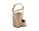 Débora - Zapatillas de Piel Beige, vista 3