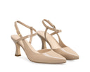 Débora - Zapatillas de Piel Beige, vista 5