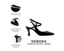 Débora - Zapatillas de Piel Negras, infografía