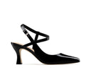 Débora - Zapatillas de Piel Negras, vista 1