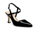 Débora - Zapatillas de Piel Negras, vista 2