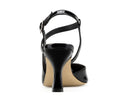 Débora - Zapatillas de Piel Negras, vista 3