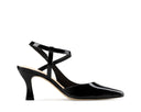 Débora - Zapatillas de Piel Negras, vista 4