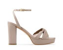 Deva - Tacones de Piel Beige, vista 1