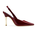 Chiara zapatilla de piel roja, vista 4