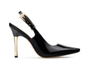 Julia - Zapatillas de Piel Negras