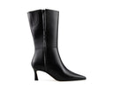 Irelia bota de piel negro, vista 4