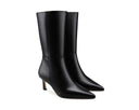 Irelia bota de piel negro, vista 7
