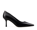 Cossette zapatilla de piel negra, vista 1 encuadre original
