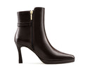 Venus botines de piel chocolate - vista 4