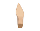 Marcela zapatilla de piel beige, vista 6