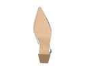Atenea zapatilla de piel plata, vista 6