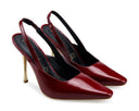 Chiara zapatilla de piel roja, vista 7