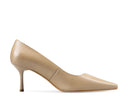 Cossette zapatilla de piel beige, vista 4