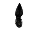 Alana zapatilla de piel charol negra, vista 5