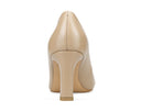 Ámbar zapatillas de piel beige, vista 3