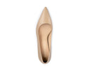 Marcela zapatilla de piel beige, vista 5