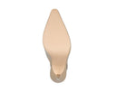 Chiara zapatilla de piel beige, vista 6