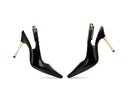 Julia - Zapatillas de Piel Negras