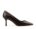 Cossette zapatilla de piel chocolate, vista 1 encuadre original