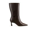 Irelia bota de piel chocolate, vista 1