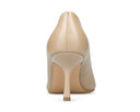Cossette zapatilla de piel beige, vista 3