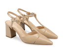 Sarai zapatilla de piel beige, vista 7