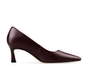 Serena zapatilla de piel vino, vista 4