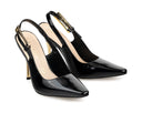 Julia - Zapatillas de Piel Negras