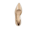 Cynthia zapatilla de piel charol beige, vista 5