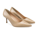 Cossette zapatilla de piel beige, vista 7