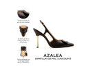 Infografía Azalea chocolate - detalles y medidas