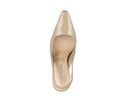 Chiara zapatilla de piel beige, vista 5