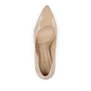 Luisa zapatilla de piel charol beige, vista 5