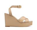 Edith - Plataformas de Piel Beige, vista 1