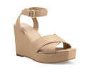 Edith - Plataformas de Piel Beige, vista 2