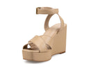 Edith - Plataformas de Piel Beige, vista 3