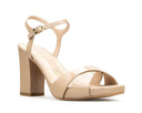 Elia - Tacones de Piel Beige, vista 2