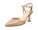 Esmeralda - Zapatillas de Piel Beige, vista 2