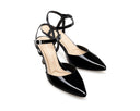 Esmeralda - Zapatillas de Piel Negras, vista 6