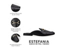 Estefania - Flats de Piel Negros, infografía