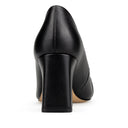 Estela zapatillas de piel negro - vista 3