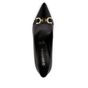 Estela zapatillas de piel negro - vista 5