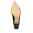 Estela zapatillas de piel negro - vista 6