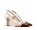 Gabriela - Zapatillas de Piel Marfil, vista 5