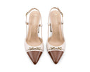 Gabriela - Zapatillas de Piel Marfil, vista 7