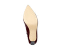 Gaia botines de piel charol vino - vista 6