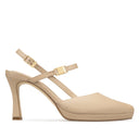 Galia zapatillas de piel beige - vista 1