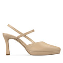 Galia zapatillas de piel beige - vista 4
